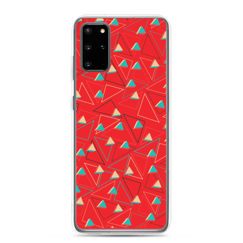 Triangular Candied Red Samsung Case TeeSpect