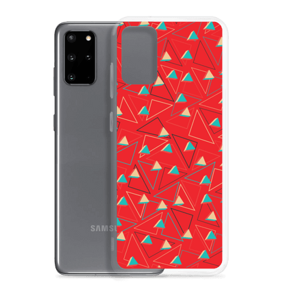 Triangular Candied Red Samsung Case TeeSpect