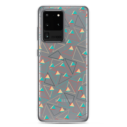 Triangular Candied Clear Samsung Case TeeSpect
