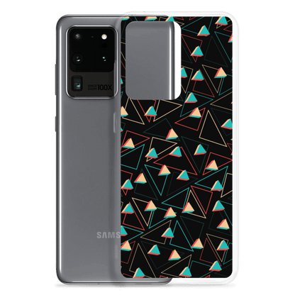 Triangular Candied Black Samsung Case TeeSpect