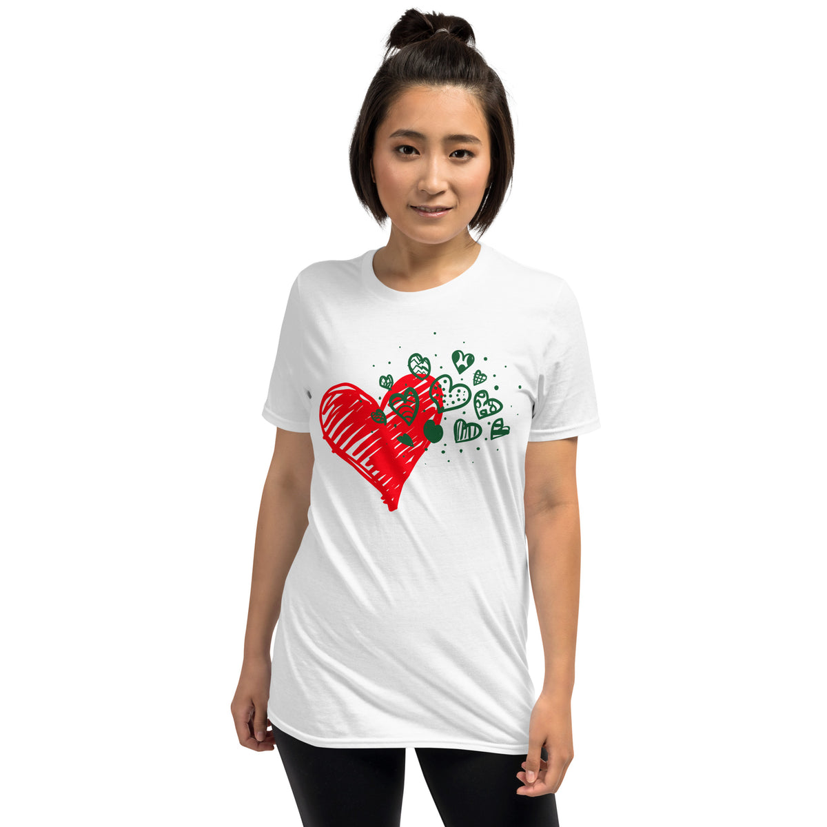 Sweetheart Hearts Unisex Basic Short-Sleeve Softstyle T-Shirt TeeSpect
