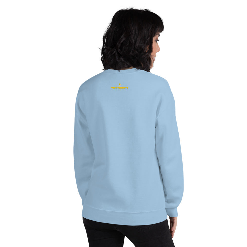 Cat Face Meow Warm, Soft Feel, Pre-Shrunk Classic Fit Crew Neck Sweatshirt TeeSpect