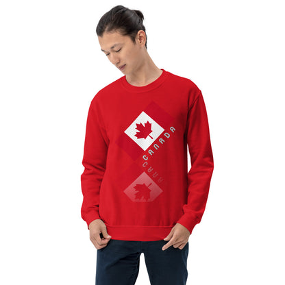 Elegant Maple Leaf Canada Unisex Crew Neck Sweatshirt TeeSpect