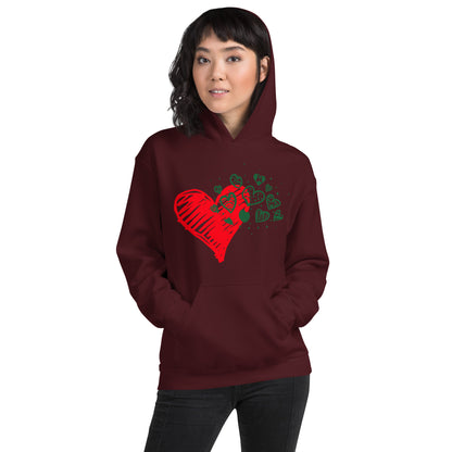 Sweetheart Hearts Unisex Heavy Blend Hooded Sweatshirt TeeSpect