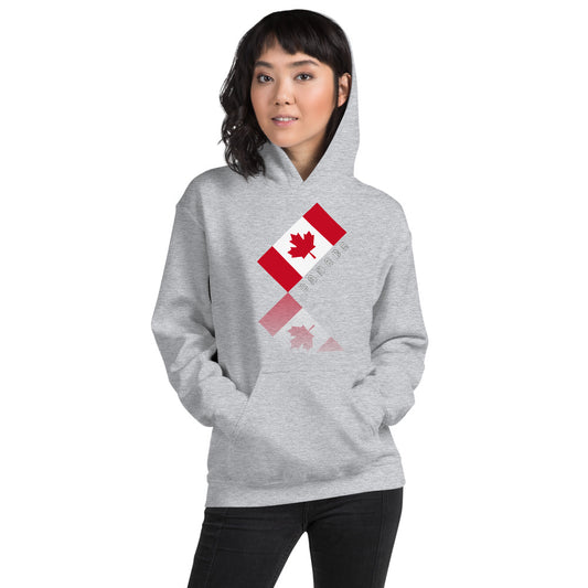 Elegant Maple Leaf Canada Unisex Heavy Blend Hooded Sweatshirt TeeSpect
