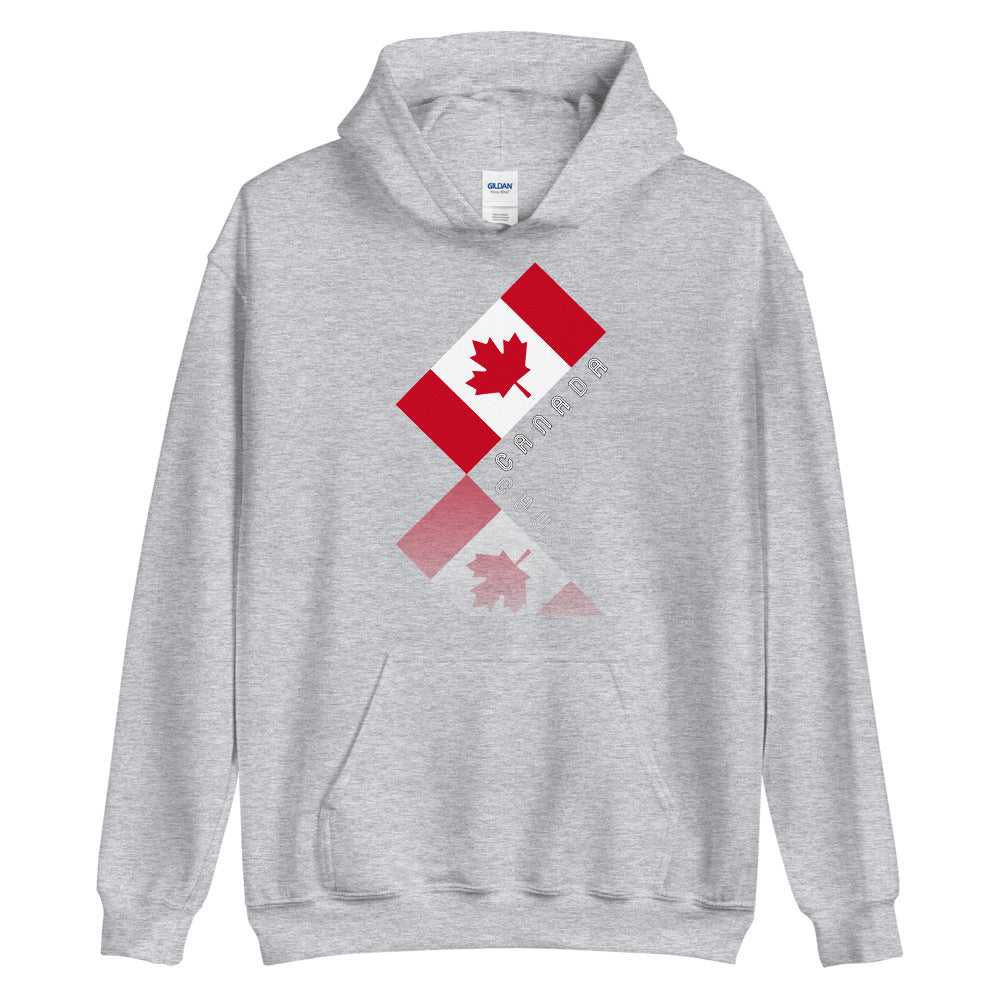 Elegant Maple Leaf Canada Unisex Heavy Blend Hooded Sweatshirt TeeSpect
