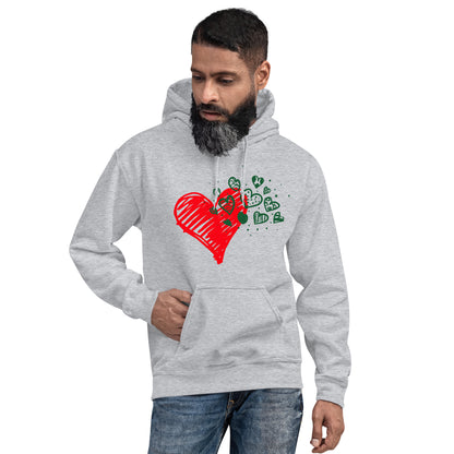Sweetheart Hearts Unisex Heavy Blend Hooded Sweatshirt TeeSpect