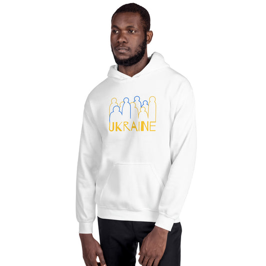 Ukraine Crowd Unisex Heavy Blend Hoodie TeeSpect