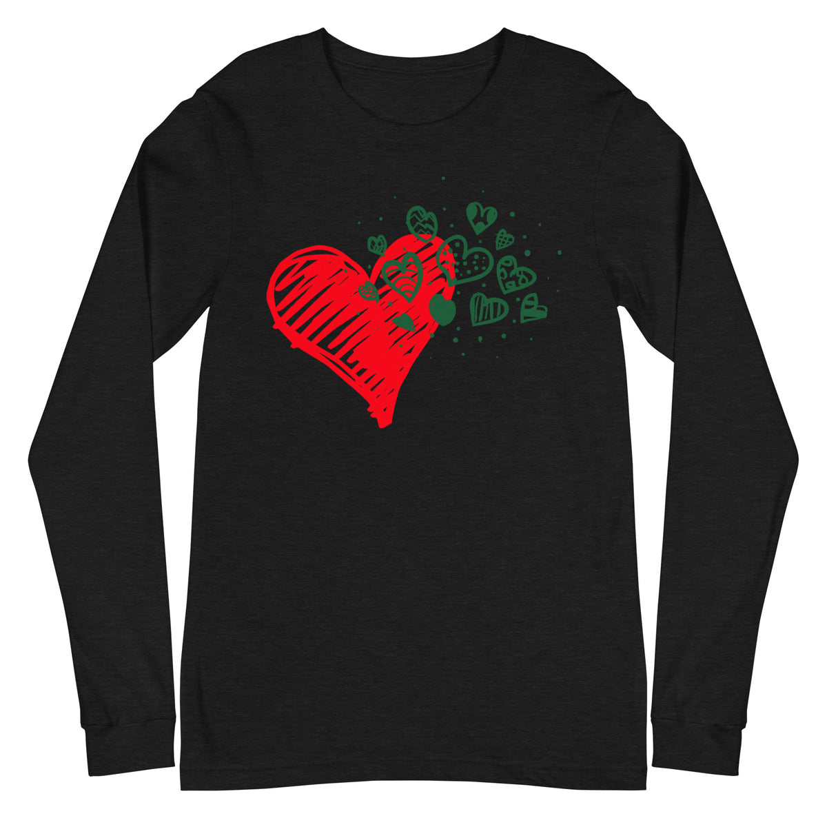 Sweetheart Hearts Unisex Long Sleeve Tee TeeSpect
