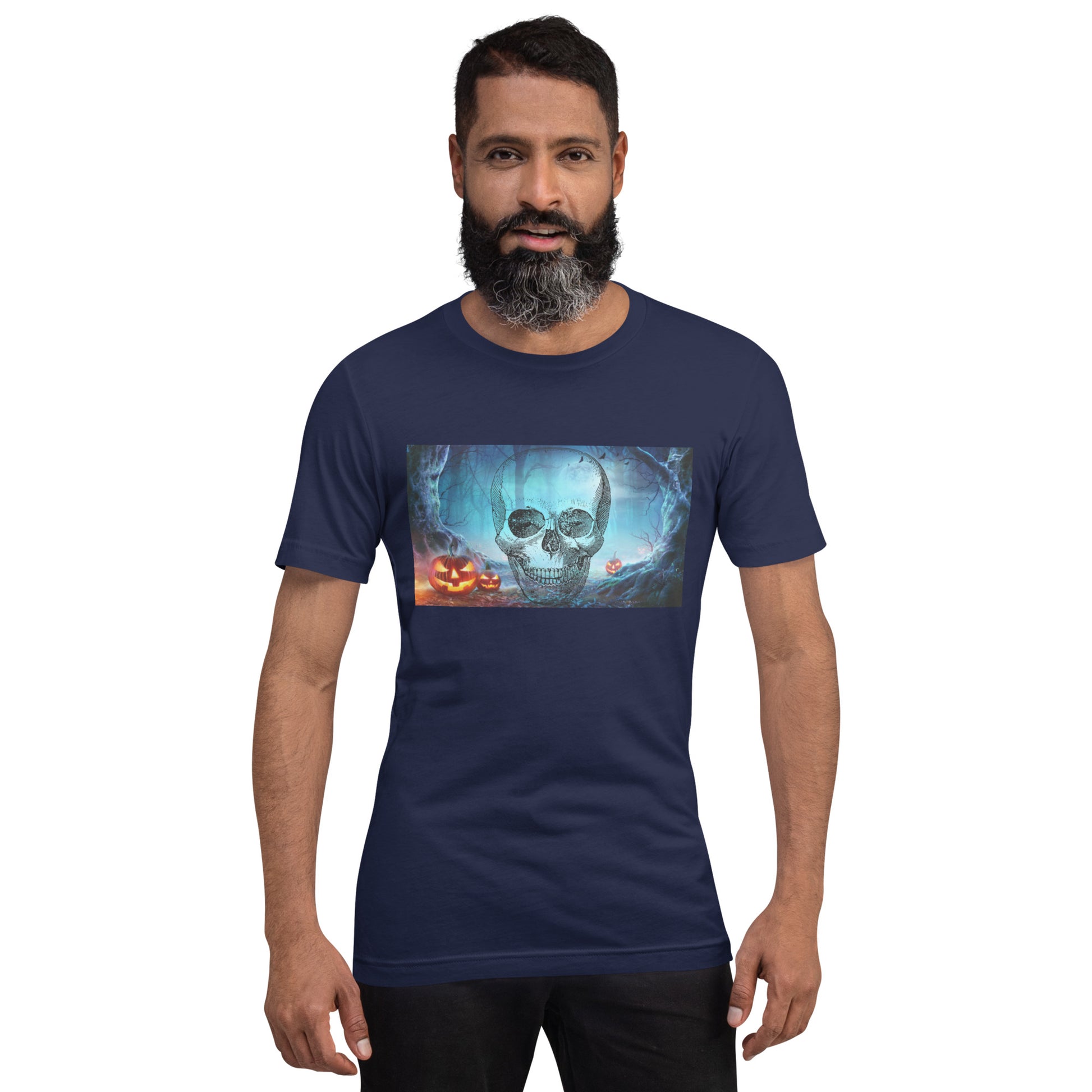 Misty O'Lantern Skull Unisex Basic T-Shirt TeeSpect