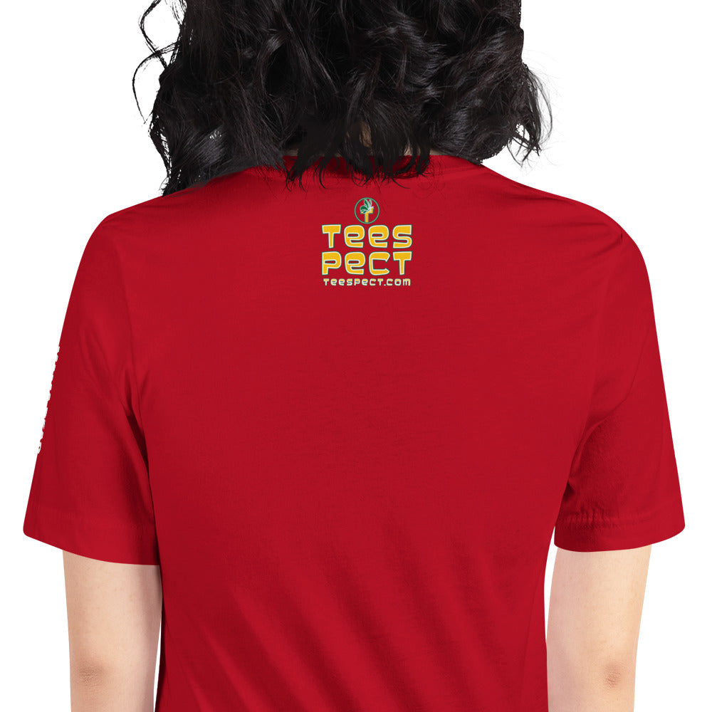 Custom Name Bold Mama Bear Personalized Unisex Short-Sleeve Staple T-Shirt TeeSpect
