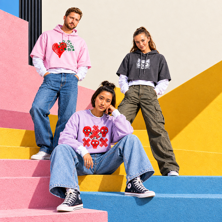 Square TeeSpect architectural streetwear Instagram post