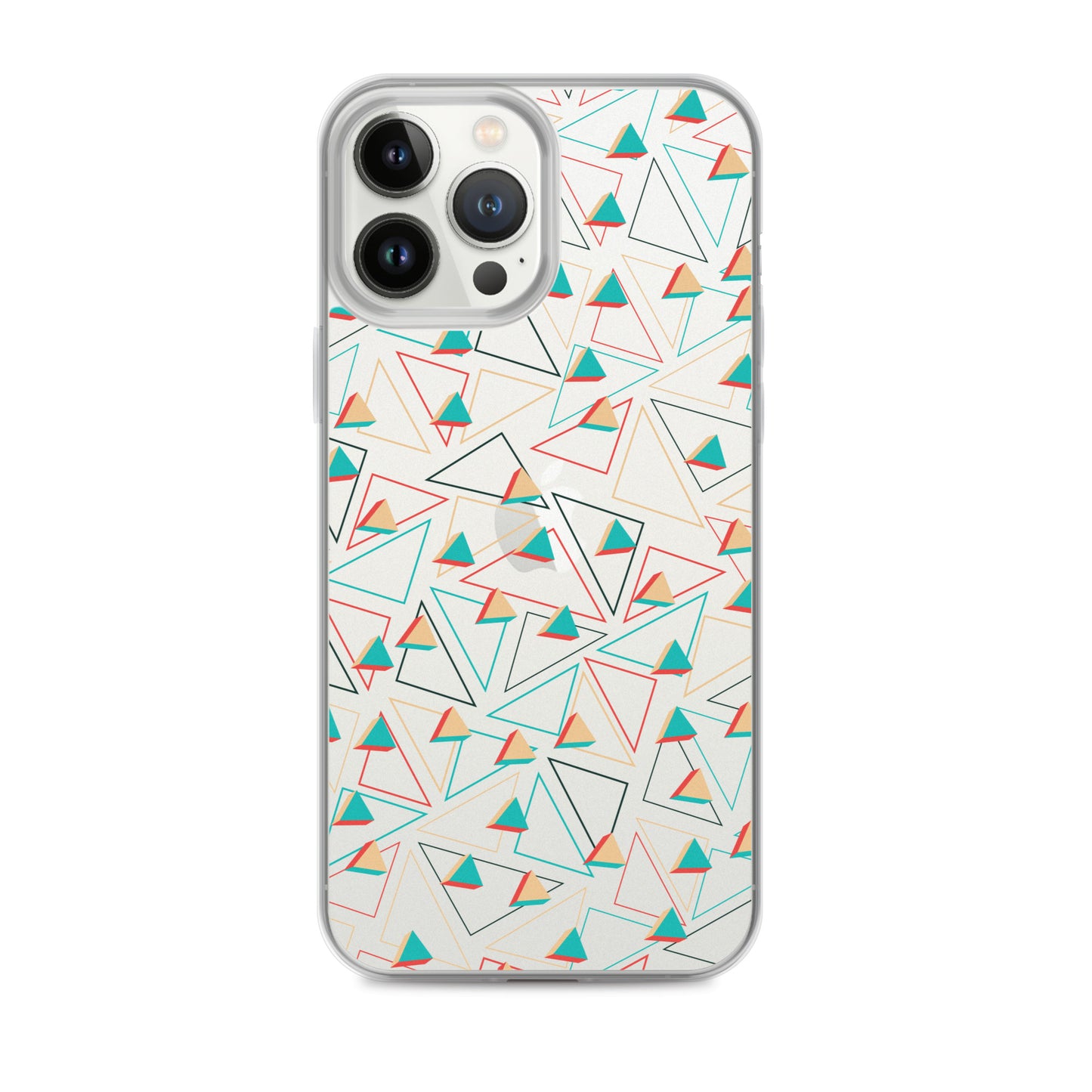 Coque et skin adhésive iPhone transparentes confites triangulaires