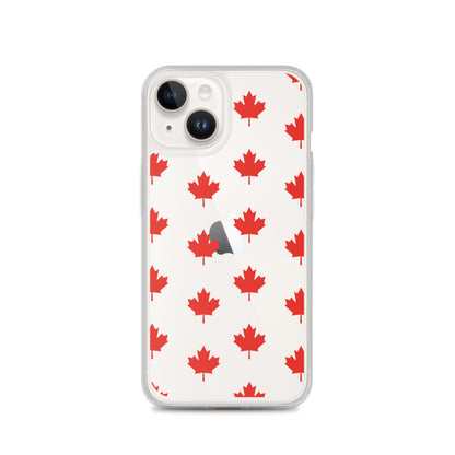 Todo Maple-Leafed Out Funda transparente para iPhone