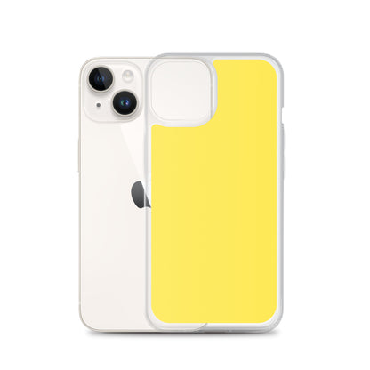 Bright Yellow iPhone Case