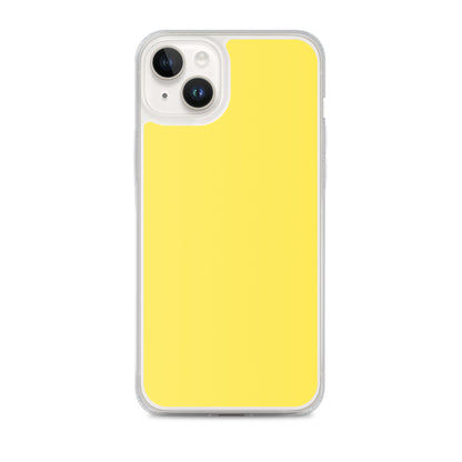 Vinilo o funda para iPhone amarillo brillante
