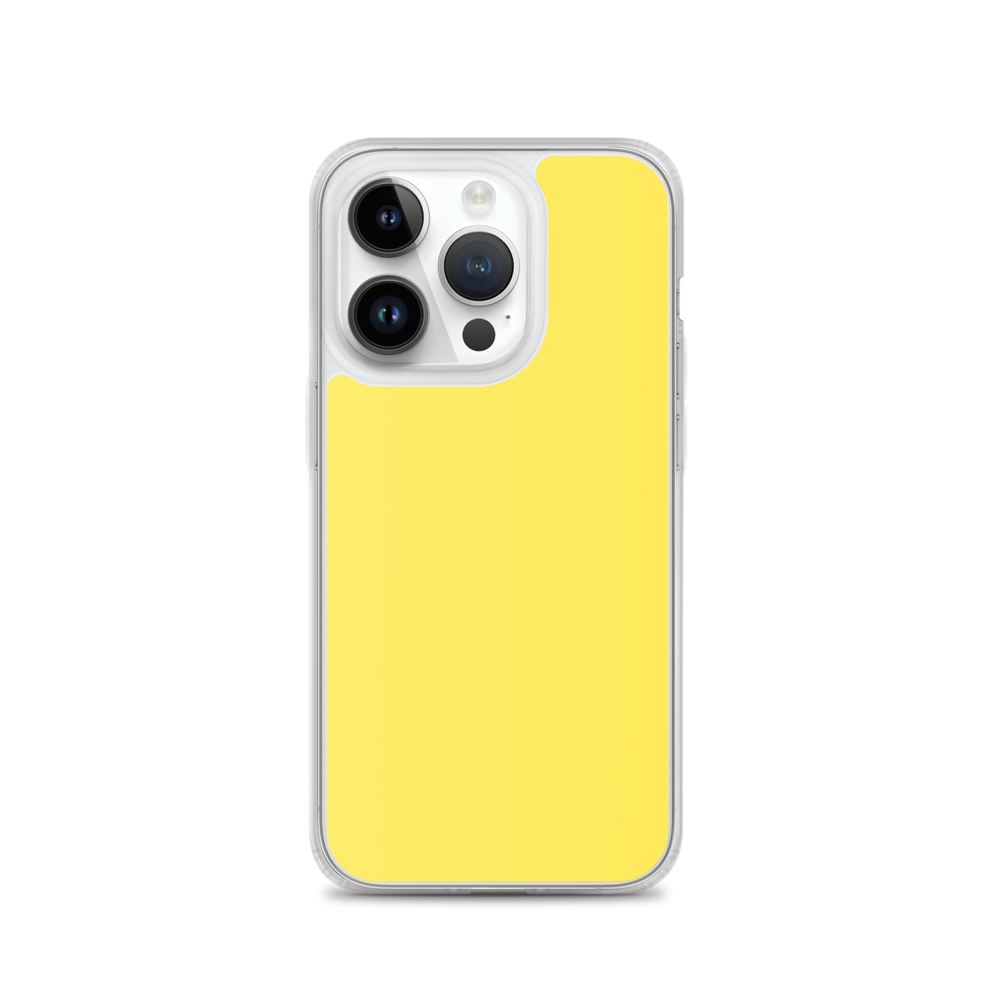 Coque iPhone jaune vif