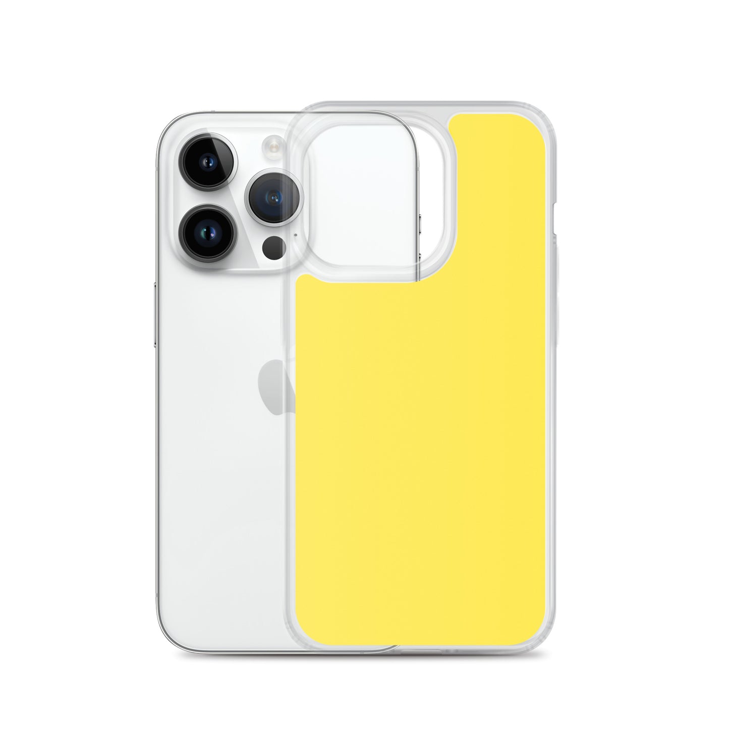 Vinilo o funda para iPhone amarillo brillante