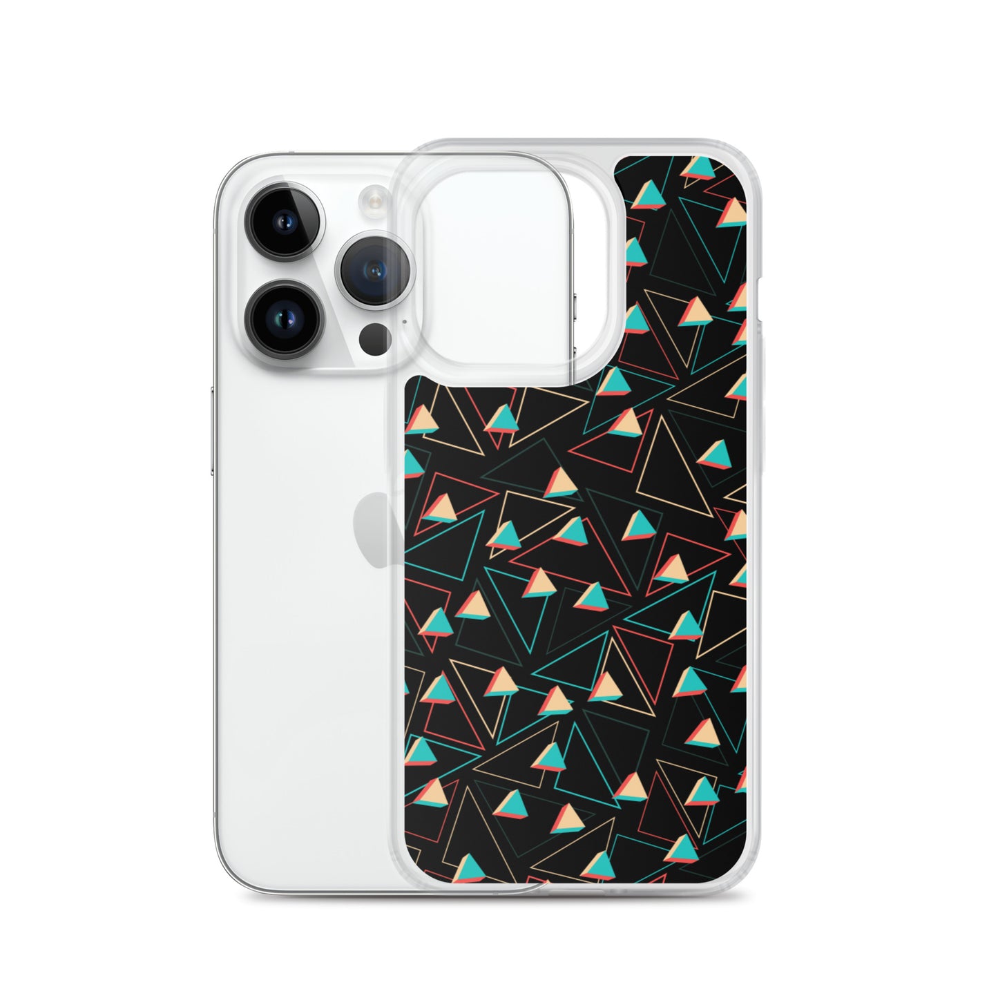 Triangulaire Confit Noir Coque et skin adhésive iPhone