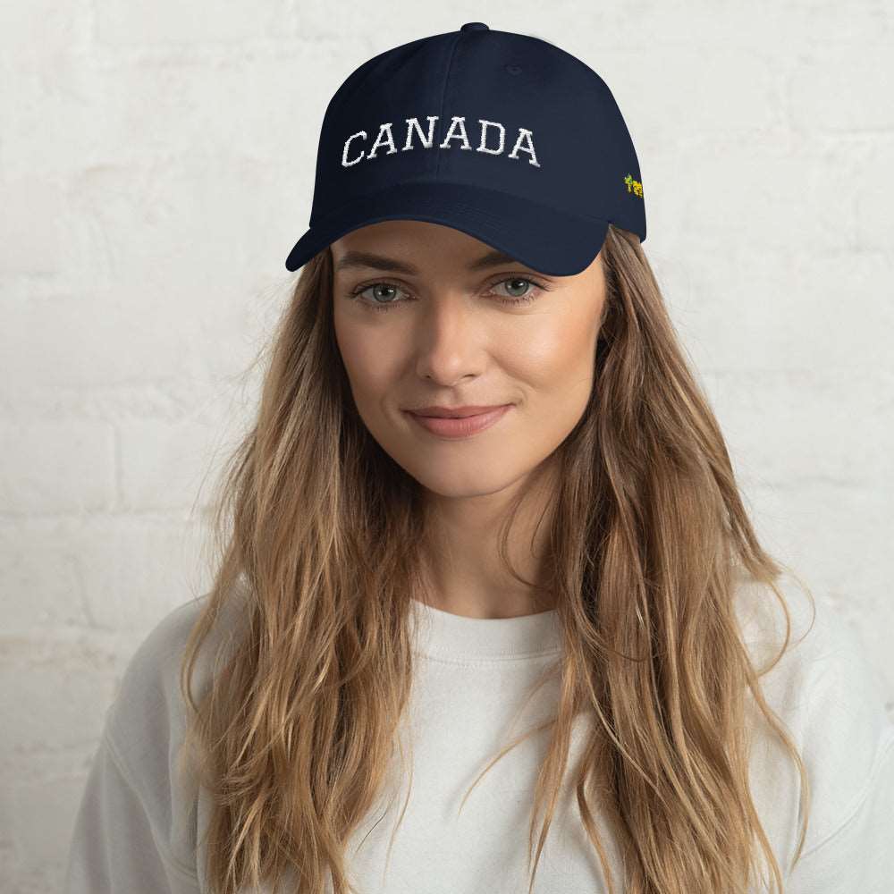 Bold CANADA 4 Side Embroidery Classic Dad Hat TeeSpect