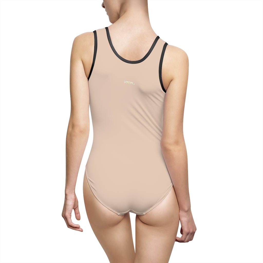 Simply Nude Women's Classic One-Piece Swimsuit TeeSpect