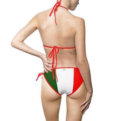 Flag Of Italy - Bandiera d'Italia Women's Bikini Swimsuit TeeSpect