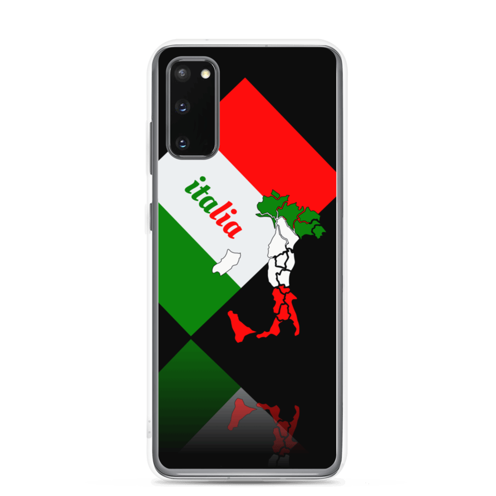 Elegant Italia - Italy Flag And Map Samsung Black Case TeeSpect