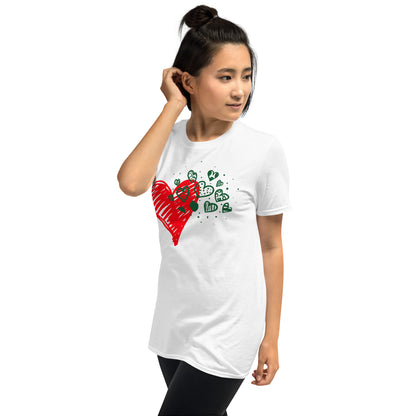Sweetheart Hearts Unisex Basic Short-Sleeve Softstyle T-Shirt TeeSpect