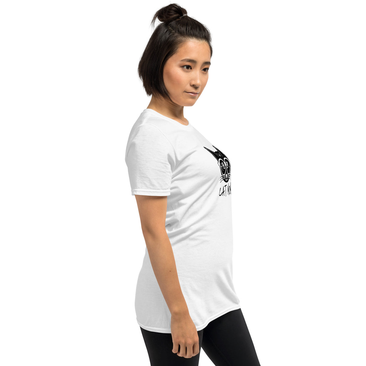 Cat Mom Unisex Softstyle Short-Sleeve T-Shirt TeeSpect