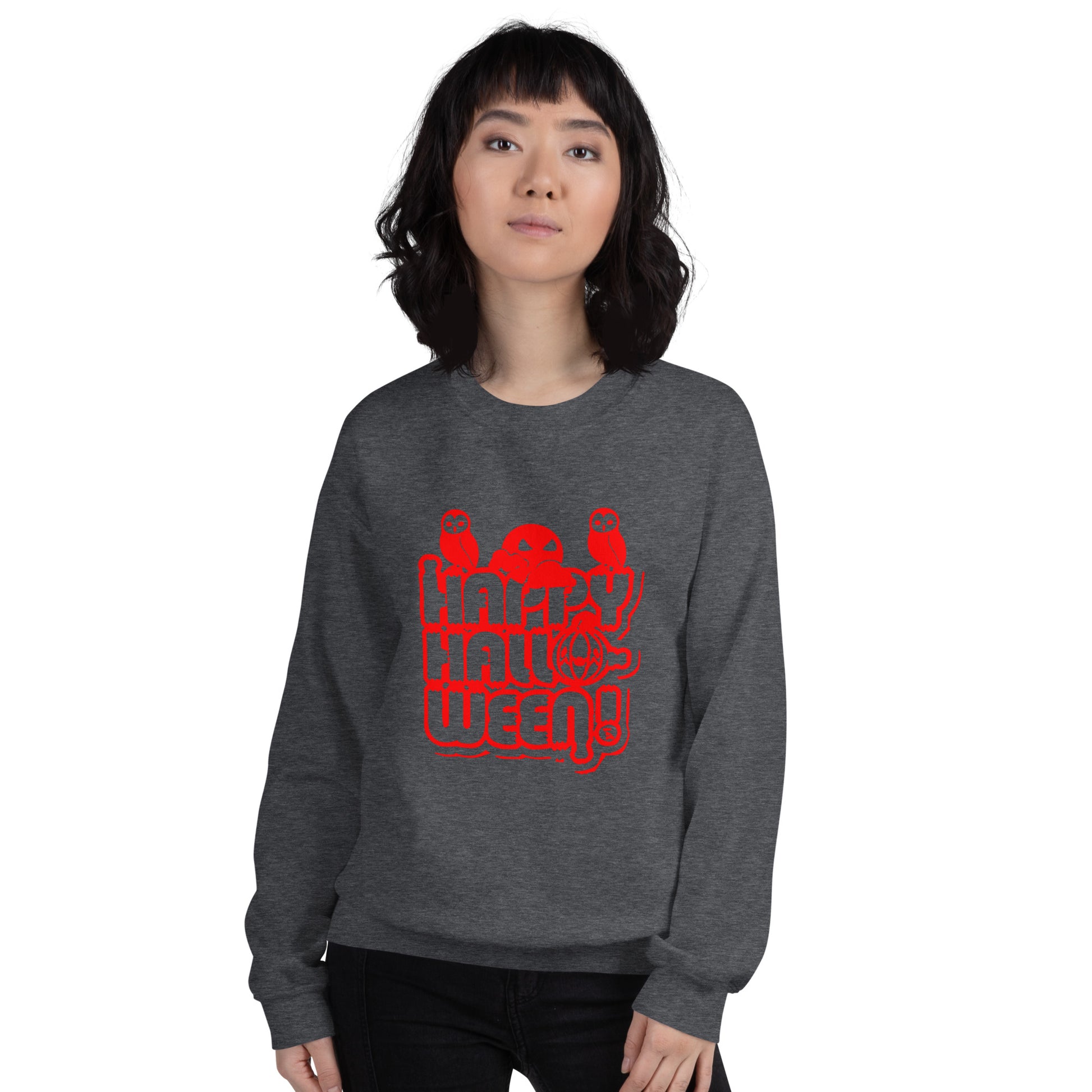Happy Halloween! Unisex Crew Neck Sweatshirt TeeSpect