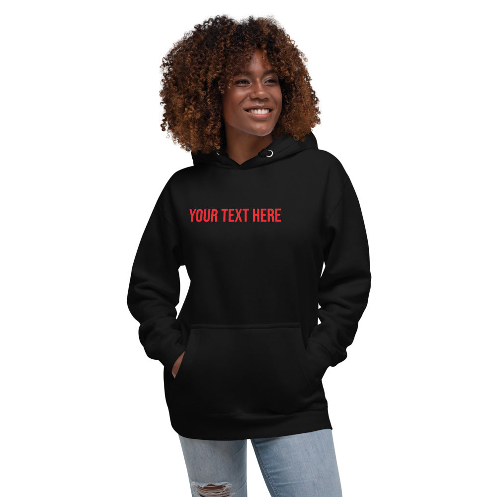 Custom Text Name Personalized Unisex Heavy Blend Hoodie Gildan 185 TeeSpect