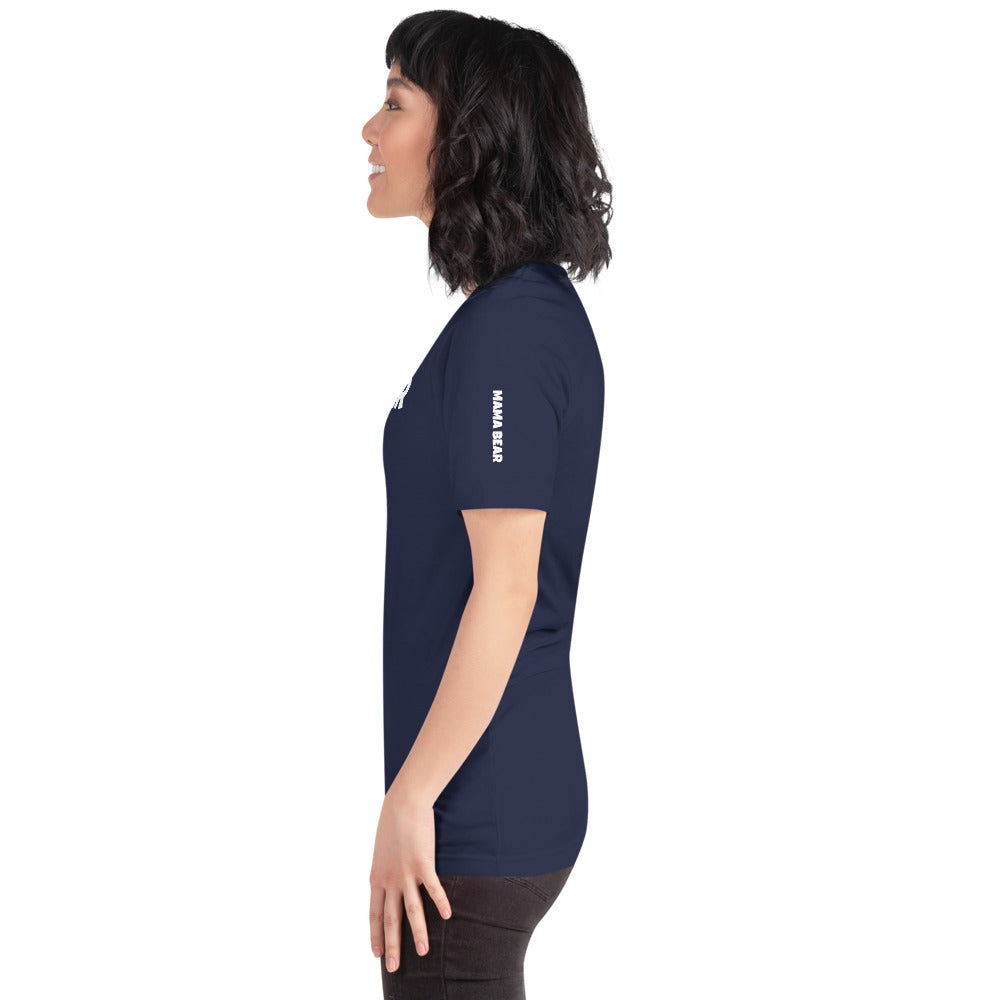 Custom Name Bold Mama Bear Personalized Unisex Short-Sleeve Staple T-Shirt TeeSpect